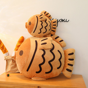 Nhà máy dễ thương cá hồng thú nhồi bông Đồ chơi búp bê cảm ứng cá búp bê dễ thương cá sang trọng động vật toyc clab máy ném gối đệm - Product Image 6