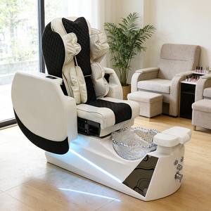 Sillón de Pedicura para Spa con Masaje de Espalda y Pies, Drenaje Automático, Sillón de Pedicura de Lujo con Plomería para Salón de Belleza - Product Image 4