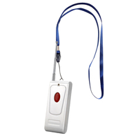 Sonnette avec antenne métallique à signal fort et dispositif de téléavertisseur à montre-bracelet pour personnes âgées à domicile