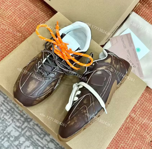 Baskets de course en cuir suédé de marque originale pour femmes, vente en gros, baskets de luxe tendance pour femmes, chaussures de marche de créateur 2026 - Product Image 3