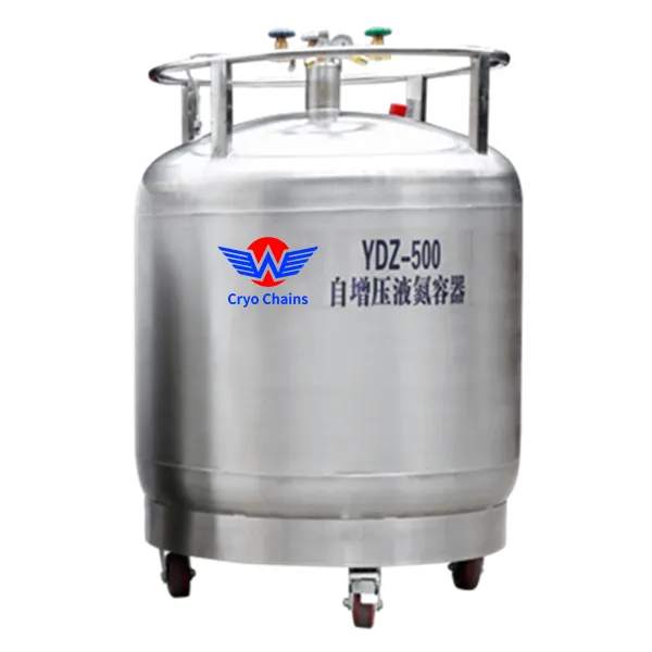 Tanque de presión de nitrógeno líquido, tanque de acero inoxidable de 500L para criosauna Cryocabin