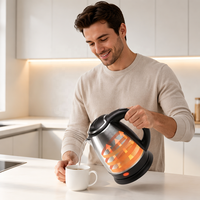Bouilloire électrique populaire en acier inoxydable sans BPA pour eau chaude