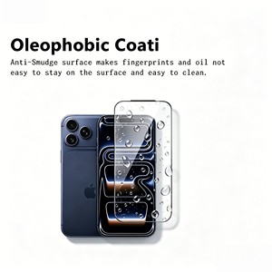 Protection d'écran en verre trempé transparent triple résistance (3x plus résistant) avec impression soyeuse pour iPhone 17 16 Pro Max (lot de 3) - Product Image 5