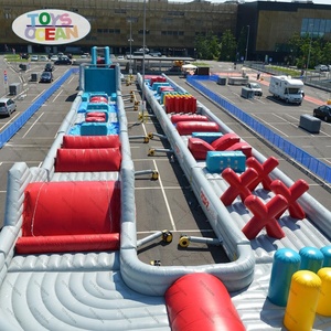 Percorso a Ostacoli Gonfiabile Commerciale per Eventi, Corsa Gonfiabile Pazza per Adulti 5k - Product Image 6