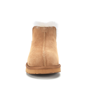 Pantofole Invernali da <span class=keywords><strong>Donna</strong></span> in Pelle Scamosciata con Fodera in Vera Pelle di Pecora, Suola in <span class=keywords><strong>Memory</strong></span> <span class=keywords><strong>Foam</strong></span> EVA, Leggere, Morbide e Traspiranti - Product Image 2