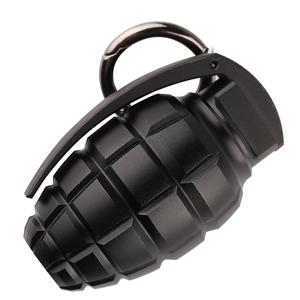 Dry Storage Containers Grenade Shape Mini Portable Aluminum Metal Pill Box