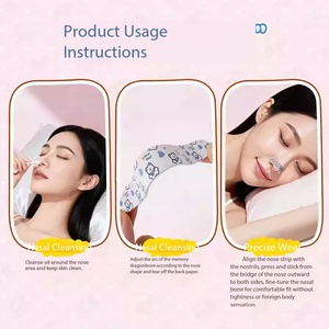 Nouveau style, série de dessins animés, sans latex, hypoallergénique, respirant, certifié CE, bande adhésive nasale MZ, arrêt du ronflement, améliore la respiration - Product Image 5