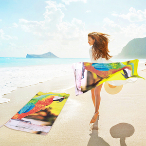 Tùy chỉnh động Vật Thăng hoa in sợi nhỏ bãi biển khăn với giá rẻ - Product Image 1