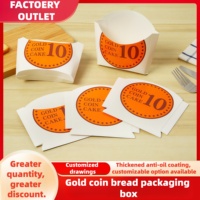 Boîte à gaufres personnalisée en carton recyclable finition mate, cônes alimentaires de qualité alimentaire, support pour Stroopwafel, emballage pour collation