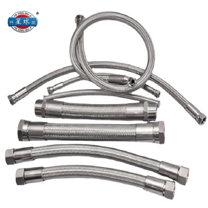 Manguera Flexible Trenzada de Acero Inoxidable <span class=keywords><strong>304</strong></span> de Alta Presión 10K, Pulida, con Extremo de Brida DN8-DN50, Resistente a la Corrosión - Product Image 4