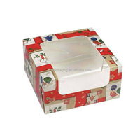 Boîte à cupcakes en papier kraft recyclé sur mesure pour cupcakes, muffins, pâtisseries, transport avec fenêtre et inserts UV