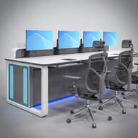 Console de Commande et de Contrôle Industrielle pour Centre de Sécurité et de Dispatching – Conception et Aménagement de Bureau Électrique – Fabricants de Mobilier