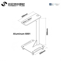 Dosseret en aluminium pour éclairage DJ, appareil à tête mobile