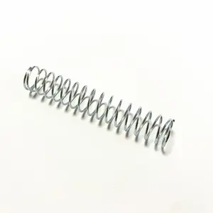 Compression Spring, 1.25 mm Spring Steel Construction, Galvanized Finish, Free Length 90mm