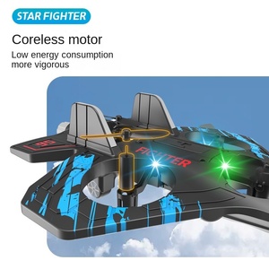 Drone télécommandé électrique 80m pour enfants, modèle avion de chasse planeur en plastique, le plus vendu, nouveau jouet pour petit garçon, fonction Suivez-moi - Product Image 3