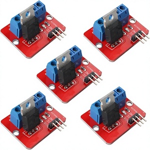 Placa controladora de tubo MOS IRF520, módulo de interruptor PWM para microordenador de un solo chip <span class=keywords><strong>Arduino</strong></span> Raspberry Pi ARM - Product Image 1