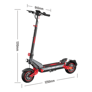 Trottinette électrique ZWHEEL D3 2400W à double moteur, autonomie de 80 km, vitesse de 63 km/h, capacité de 150 kg, pliable et étanche, Miles Ahead - Product Image 2