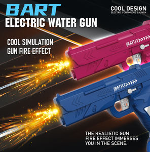 Pistola ad Acqua Elettrica Automatica in Plastica con Pompa Potente, Giocattolo Spruzzatore d'Acqua a Prova di Perdite con Luce - Product Image 3