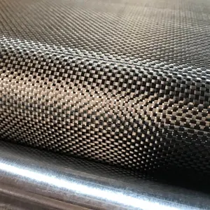 12K 320gsm Plain And Twill Dry Carbon Fiber Fabric Construction Used High Tensile Strength