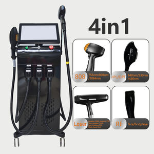 Appareil d'épilation au laser diode 808 vertical 4 en 1 sans douleur, rajeunissement de la peau, élimination des tatouages, traitement de l'acné, usage commercial et domestique - Product Image 3