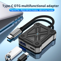 Adaptateur OTG USB3.0 2 en 1, convertisseur prenant en charge les disques durs de 2 To et la charge