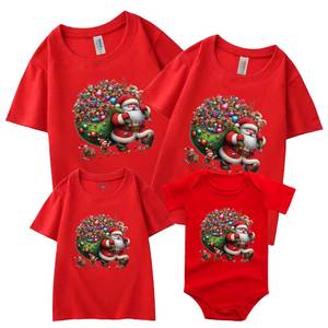 Magliette Natalizie per Donne, Uomini e Bambini, Body per Neonati, Outfit Coordinati per Famiglia, Abbigliamento Madre-Figlia per Capodanno, Magliette per Mamma, Papà, Ragazze e Ragazzi - Product Image 1