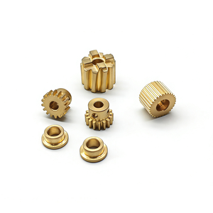 Pièces usinées personnalisables 15T, pièces tournées et retournées, engrenages à denture droite, crémaillères et pignons en métal, cuivre, bronze, laiton - Product Image 6