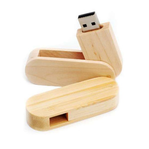 Hohe Qualität Holz Usb-Stick Swivel Usb 2.0 3,0 Pen Drive 32 GB, 128GB Bambus-Stick 64 GB, 16 GB, 8GB Mit Logo Custom - Product Image 3