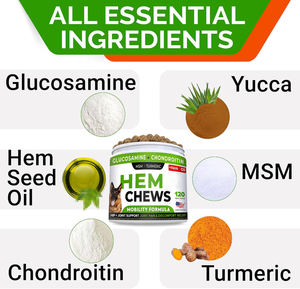 Golosinas de Cáñamo OEM, Masticables de Glucosamina para Perros, Suplemento para las Articulaciones de la Cadera, Aceite de Cáñamo con Proteína, Condroitina, MSM y Cúrcuma para la Movilidad y Energía - Product Image 3