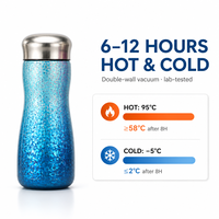 Termos Saku Mini Titanium Murni 230ml Cangkir Vakum Terisolasi Dengan Infuser Teh Penahan Panas Untuk Kantor Perjalanan Rumah