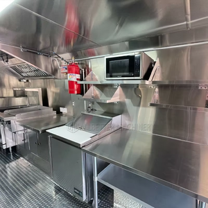Remolque de Comida de Alta Calidad Tipo Food Truck con Cocina Completa Tráiler <span class=keywords><strong>para</strong></span> Venta en Estados Unidos Totalmente Equipado <span class=keywords><strong>para</strong></span> Cocina Móvil Callejera - Product Image 6
