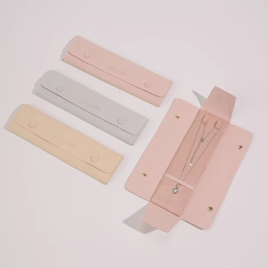 Pochette en microfibre de suède premium ELE QWEEN 0,6 mm, impression de logo personnalisée, sac enveloppe pour bijoux, bracelet, collier - Product Image 1