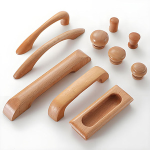 Usinage de raccords de quincaillerie en bois CNC personnalisés, service de personnalisation de poignée en bois de tiroir/armoire à chaussures/porte et fenêtre - Product Image 1