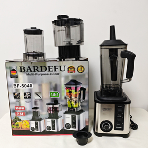 Mixeur Électrique Multifonctionnel en Acier Inoxydable pour Poudre Alimentaire, Lait de Soja, Jus Frais et Hachoir - Product Image 2