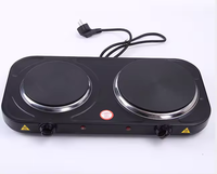 Cuisinière électrique à double plaque 2000W, multifonctionnelle, avec fonction de maintien au chaud, pour faire bouillir de l'eau, préparer du thé, du café