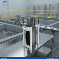 Système de traitement des eaux usées par technologie d'oxydation électrochimique Boromond, module de filtration à électrodes BDD, capacité de 2000 L/heure