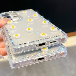 Custodia di lusso con fiore di diamante IMD per <span class=keywords><strong>Samsung</strong></span> S25 Ultra Plus S24 FE S23 A07 A17 A16 A26 A36 A56 A15 <span class=keywords><strong>A35</strong></span> A55 5G Bling Bowknot <span class=keywords><strong>Cover</strong></span> - Product Image 6