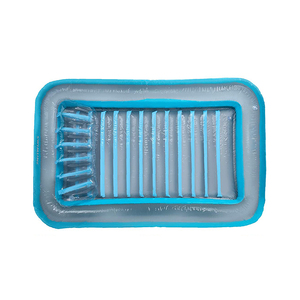Piscine gonflable personnalisée en PVC, transat flottant pour la baignade, radeau flottant durable en <span class=keywords><strong>plastique</strong></span>, baignoire <span class=keywords><strong>de</strong></span> bronzage gonflable avec oreiller - Product Image 4
