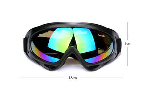 18*8cm enfant unisexe Design enfants sport protection coupe-vent résistant au sable lunettes de Ski extérieur moto équitation lunettes masque - Product Image 3