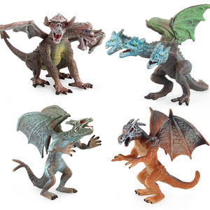 <span class=keywords><strong>Figurine</strong></span> de monstre mutant <span class=keywords><strong>dinosaure</strong></span> volant de style occidental, 4 pièces, collection de figurines statiques de monstres divins, cadeau - Product Image 1