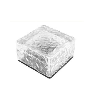 Lampes solaires LED en forme de glaçon en verre cristal imperméables pour l'extérieur, éclairage paysager, briques de glace pour chemin, jardin, décoration - Product Image 1