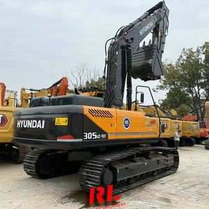 Excavatrice sur chenilles Hyundai 305LC-9 d'occasion de haute qualité, capacité de 30 tonnes, excellent état, moteur Cummins, matériel de chantier - Product Image 2