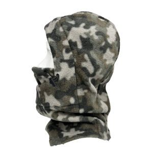 Passamontagna Design Mimetico in Pile Spesso con Logo Personalizzato, Caldo per l'Inverno, Maschera da Sci Unisex per Sport e Feste - Product Image 3