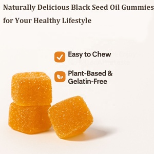 Gomitas de aceite de semilla negra de etiqueta privada OEM de <span class=keywords><strong>Vigo</strong></span> con vitamina E Zinc para soporte inmunológico diario suplemento de vitamina Halal de cabello vegano - Product Image 5