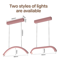Lampe de beauté professionnelle à suspension, réglable en hauteur, rétractable, pour salon de manucure, extension de cils et tatouage
