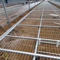 Banc en treillis métallique très populaire, livraison rapide, lit de pépinière robuste pour fermes agricoles