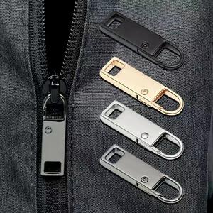 Étiquettes nominatives avec logo de marque personnalisé Sac coulissant de type ouvert Poignées à glissière en métal avec <span class=keywords><strong>fermeture</strong></span> à glissière ouverte Extracteur de remplacement pour vêtements - Product Image 4