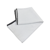 Tissu microfibre gaufré noir Stock Black Ant, matière première personnalisée imprimée par sublimation pour serviette de plage