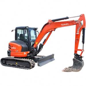 Excavatrices d'occasion à bas prix 5,5 tonnes Marque de premier plan U55-4 Excavatrice sur chenilles hydraulique multifonction d'occasion - Product Image 1