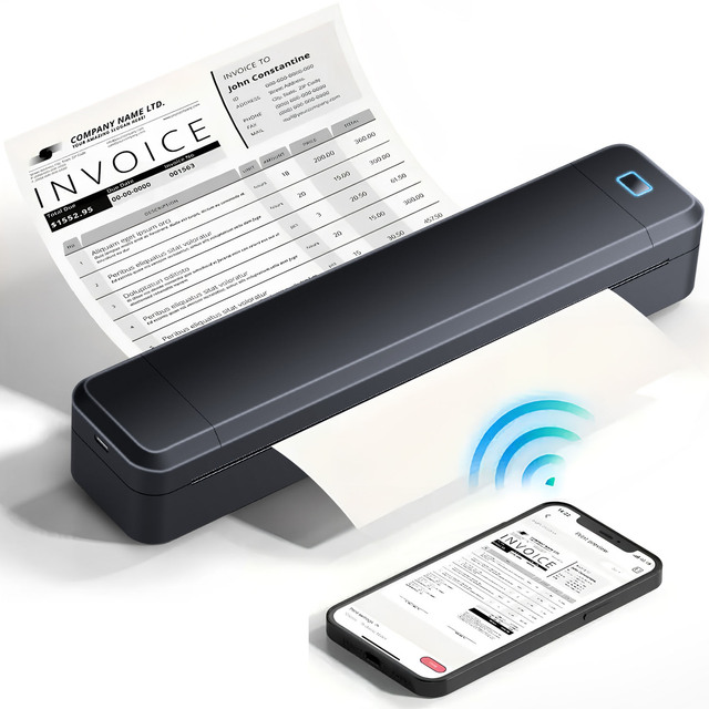 Portable A4 Inkless Thermal Printer 203dpi Blue Tooth USB No Ink for Android IOS Windows Office Travel OEM/ODM